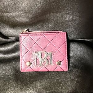 NWT - Badgely Mischka Card Wallet in Plum